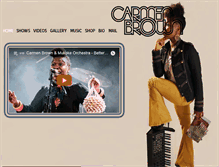 Tablet Screenshot of carmen-brown.com